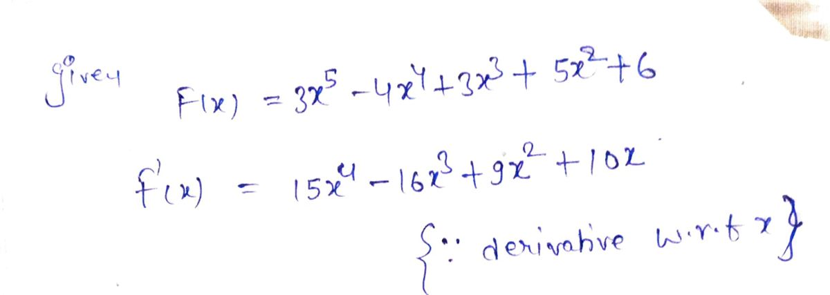 Calculus homework question answer, step 1, image 1